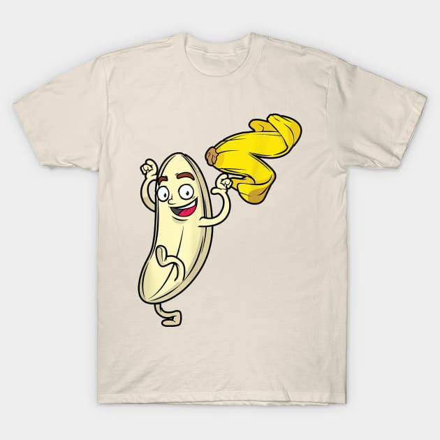 Strip Tease Naked Bananas T-Shirt by binding classroom